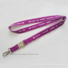 Double-Layer Woven Lanyards with Jacquard Logo